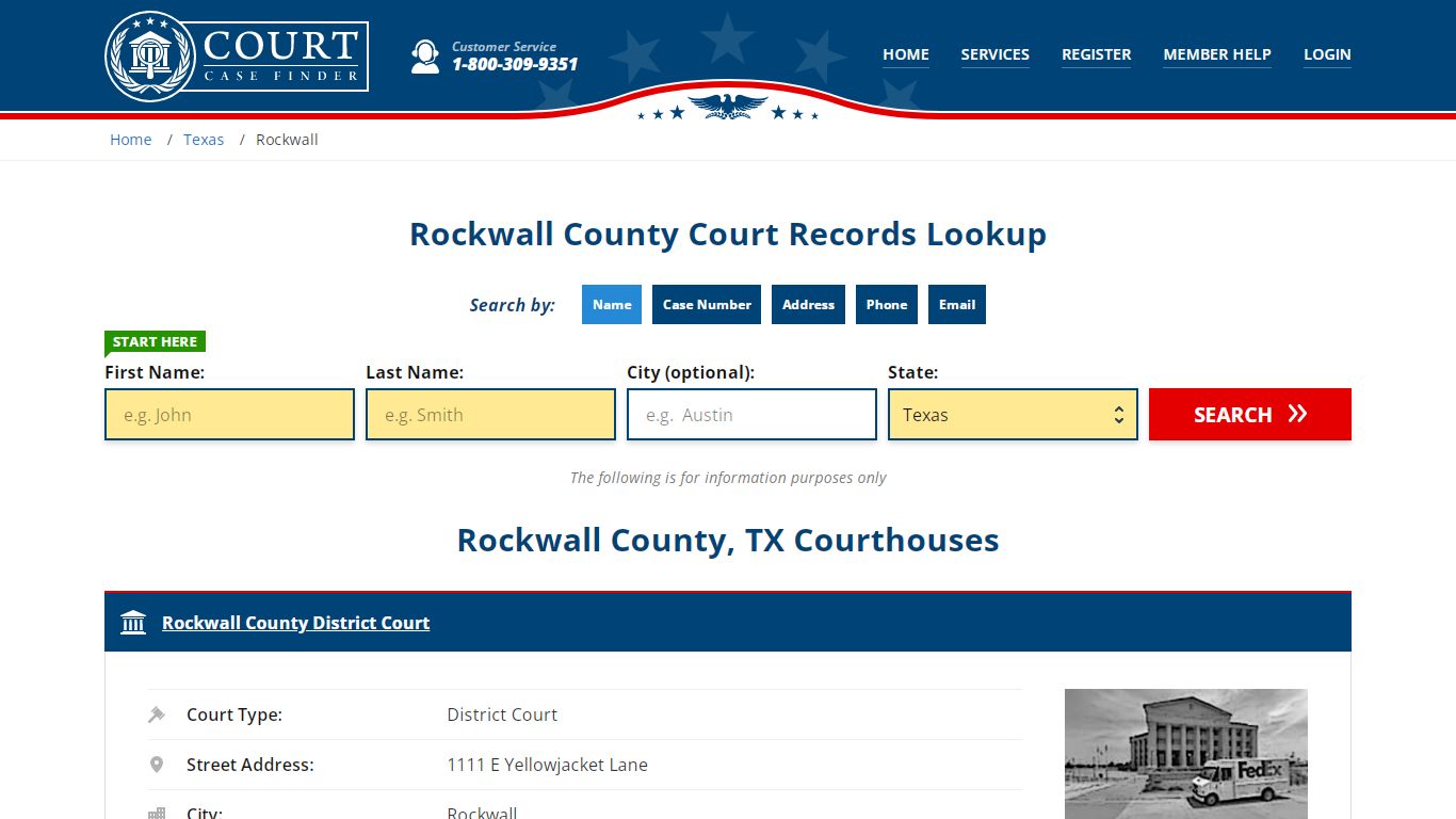 Rockwall County Court Records | TX Case Lookup